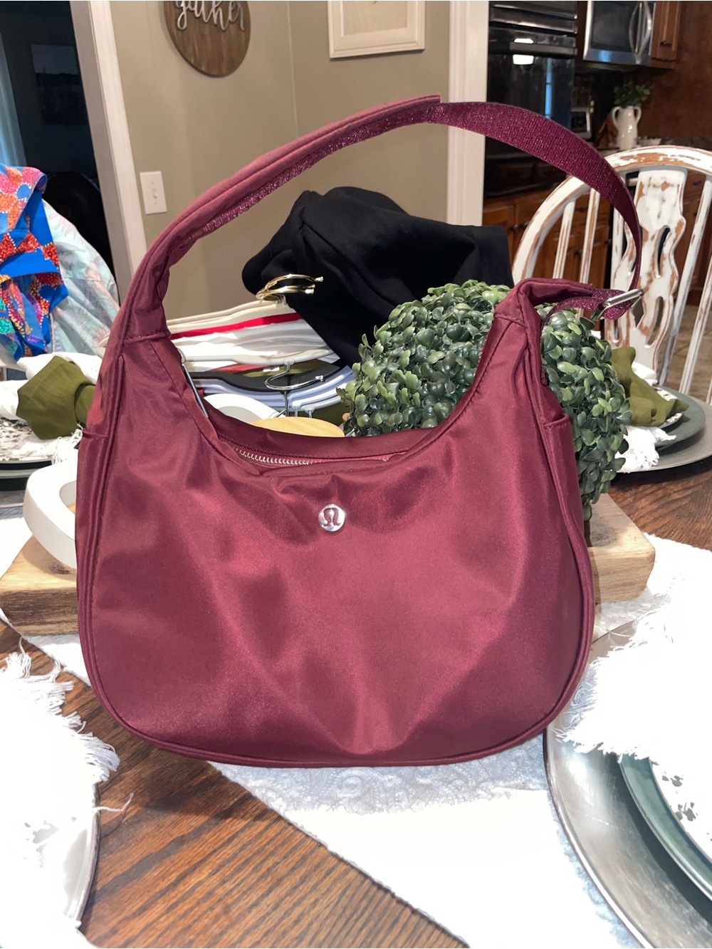 lululemon athletica Burgundy Shoulder Bag 4L